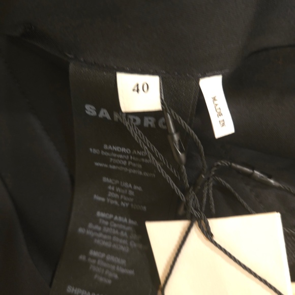 Sandro-Paris "Berkeley" Men's Grey Dress Pants - Picture 4 of 4